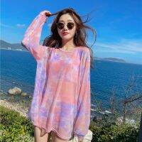 2021 new ins style sports swimsuit three-piece female Korean hot spring small fresh sexy belly-covering fairy dress