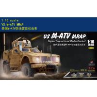 TRUMPETER ชุดโมเดลควบคุมวิทยุรุ่น00814,ขนาด1:16 US M-ATV MRAP