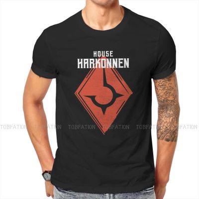 เสื้อสาวอวบ Dune Chronicles Sci-Fi ภาพยนตร์ผ้า TShirt House Harkonnen เสื้อยืดคลาสสิก Homme ผู้ชายเสื้อผ้าออกแบบใหม่ขายใ  S0C9