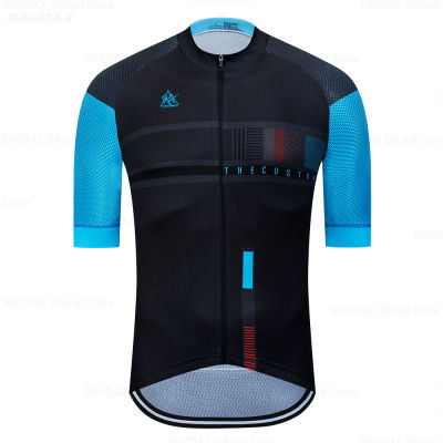 ผู้ชายร้อนขี่จักรยานเสื้อผ้า Raudax 2023แขนสั้น Ropa C Iclismo ฤดูร้อนขี่จักรยานย์ไตรกีฬาจักรยานย์เครื่องแบบขี่จักรยานชุด