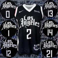 เสื้อบาส เสื้อบาสเกตบอล Basketball NBA Los Angeles Clippers เสื้อทีม ลอสแอนเจลิส คลิปเปอร์ส #BK0071 รุ่น City 2021-22