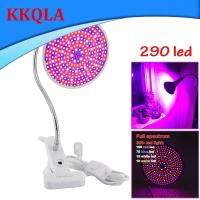 QKKQLA E27 290 LED Indoor Plant Grow Light Lamp Full Spectrum Bulb desk Holder set Hydroponic for  Flower Vegetables greenhouse