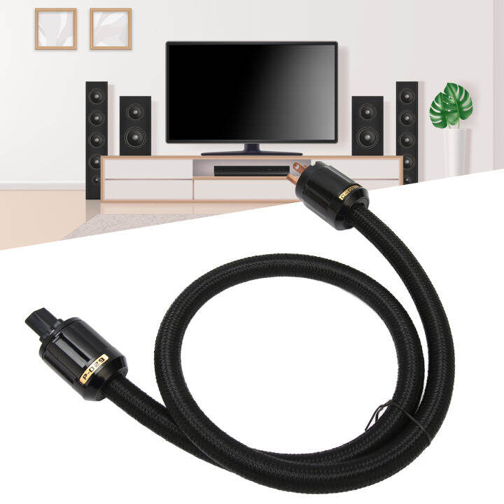HiFi Power Cable HiFi Sound Power Cable Stable Transmission 12AWG Noise