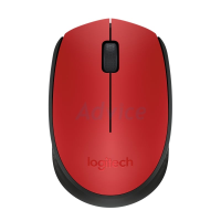 WIRELESS MOUSE LOGITECH M171R RED/BLACK