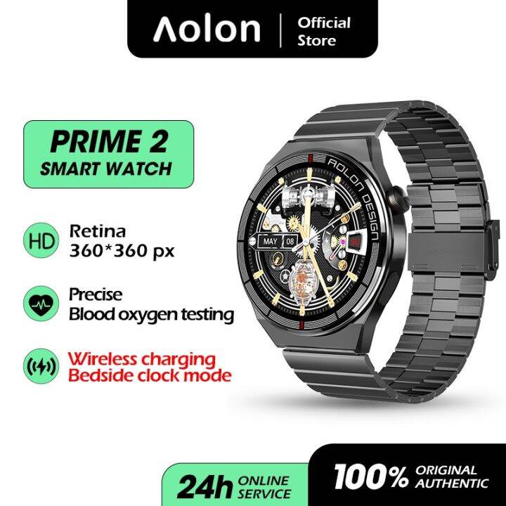 ☂Aolon Prime S Bluetooth Call Smart Watch For Men Waterproof NFC Full ...