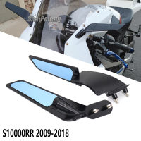 อุปกรณ์เสริมสำหรับ BMW S1000 RR S 1000RR 2009-2018อุปกรณ์เสริมรถจักรยานยนต์ตามหลักอากาศพลศาสตร์กระจกมองหลังการหมุนกระจกมองหลังปีกมองหลังกระจกมองหลังคงที่