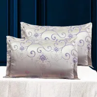 2PCS European-Style Luxury Jacquard Envelope Pillowcase 48x74cm Adult Pillowcase Pillowcase decorative satin pillowcase