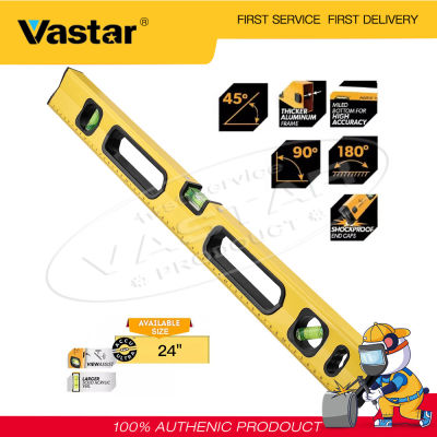 Vastar ที่วัดระดับรูปทรงอุตสาหกรรม,ที่วัดระดับพร้อมระบบช่วยเหลือและแม่เหล็ก (24 "| 48") ฝาครอบปลายกันกระแทก