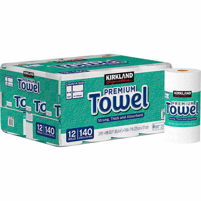 Kirkland Paper Towels, 2Ply, 140 Sheets 1.4kg Lazada Singapore