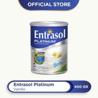 BIOPHARM Entrasol เครื่องดื่มโปรตีนสูง ชนิดผงชงดื่ม กลิ่นวานิลลา 400กรัม