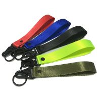 New Hand Wrist Strap with Metal Key Chain Ring Holder Lanyard Tag for Men Women Gifts Cars Motorcycle Gifts Tags Key Fobs Holder