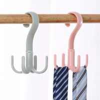 【CW】☬☂❧  Saving Rotated Hanger Hooks Wardrobe Rack Organizer Shoes Scarf Hanging Closet