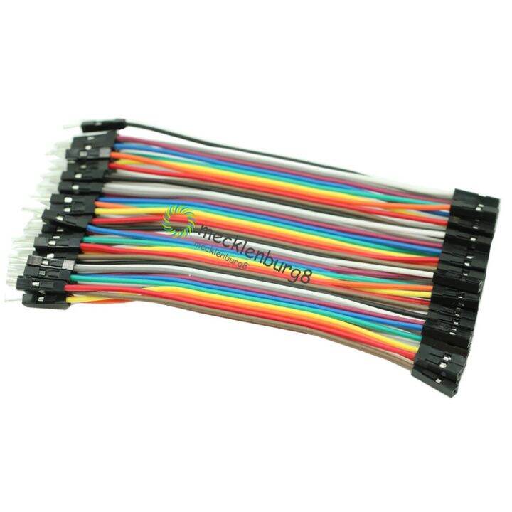 40PCS Dupont 10CM Male To Female Jumper Wire Ribbon Cable for Arduino ...