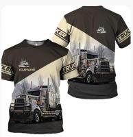 (ALL IN STOCK XZX)    I am a trucker personalized name 3D shirt, Truck Driver Birthday Present6   (FREE NAME PERSONALIZED)