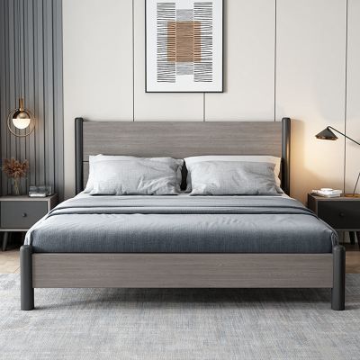 [COD] bed rental room solid modern minimalist light luxury 1.2m double master bedroom 1.8m home single frame