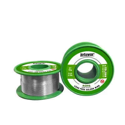50g 1.0mm/0.8mm Lead-Free Silver Solder Wire  Tin Soldering Wire Roll for Welding 1.0mm 50g Tin Wire