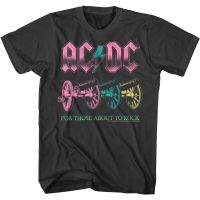 Hot sale AC/DC band Rock Band graphic Mens 100% Cotton Round Neck Short Sleeve T-Shirt  Adult clothes