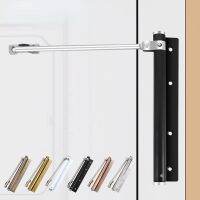 ✜▲™ Stainless steel Door Closer Automatic Light Simple Invisible Door Spring Buffer Door Closer Furniture Door Hardware