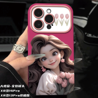 iPhone xrบอดี้14pro Apple XR ถึง 13Pro Ultimate Edition Tulip Girl หน้าต่างขนาดใหญ่รวมทุกอย่าง XR ถึง 14Pro เคสโทรศัพท์ดัดแปลง