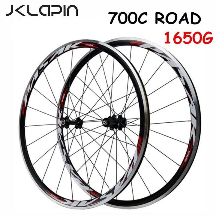 Jklapin 700C Road Bike Wheelset 30Mm High Rim Brake V C Brakes Front 20