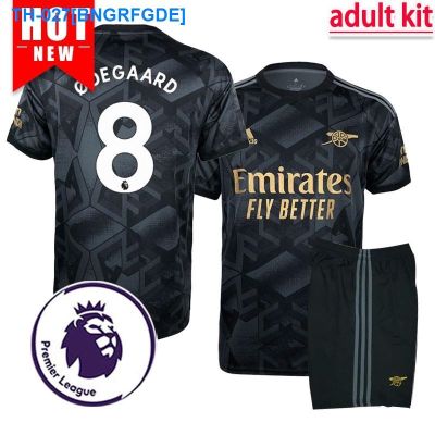 ❃ 2022 2023 Arsenal adult kit Football Shirt black Mens Sports Top and Shorts Set Jersey with EPL Patch