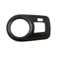 ♀☑∏ Headlight Switch Cover Sticker Decoration Interior Accessories For MG 4 MG4 EV Mulan 2023 ABS Carbon Fiber