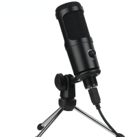 Professional Microphone With Mini Tripod Stand Condenser Mic Computer Voice Studio Mic Vocal Record K Karaoke Microphone