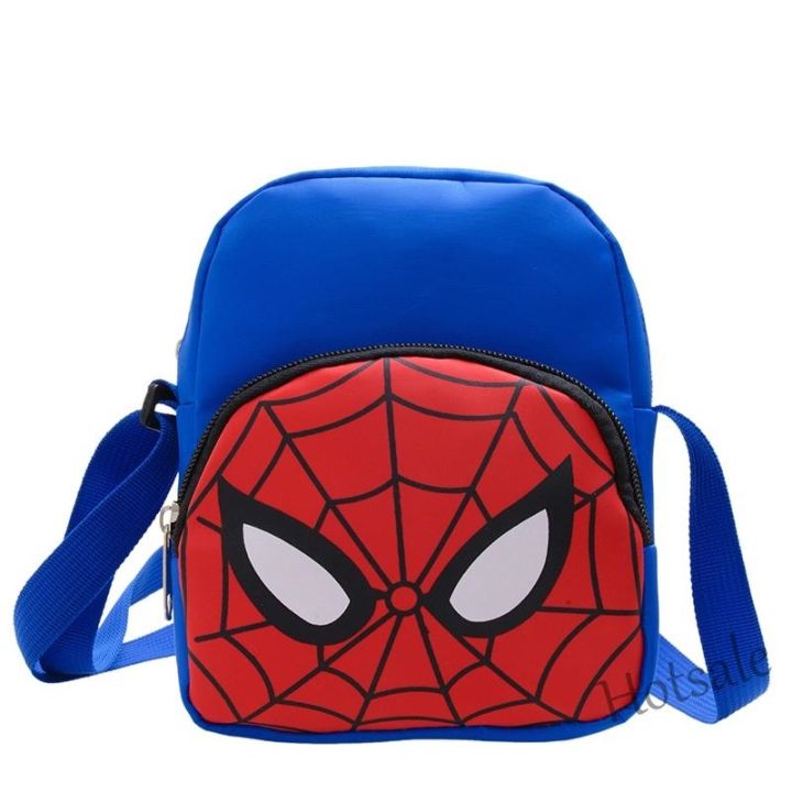 hot-sale-c16-korean-version-childrens-casual-messenger-bag-boys-spiderman-shoulder-kids-cartoon-cute-girls-coin-purse-travel-backpack