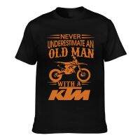 Ktm Funny Old Dirt Bike Rider Mens Short Sleeve T-Shirt