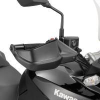 ฝาครอบเครื่องป้องกันป้องกันมือรถจักรยานยนต์สำหรับ Kawasaki Versys 650 1000 Z900ตัวป้องกันส่วนประกอบเลื่อยโซ่มือจับที่ป้องกันมือจับที่บังแดดคลัตช์เบรกกระจกบังลม