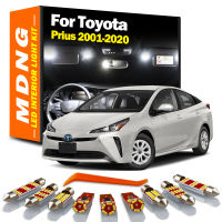 MDNG สำหรับโตโยต้า Prius 2001-2016 2017 2018 2019 2020ยานพาหนะโคมไฟ LED ภายในโดมแผนที่ชุดไฟรถยนต์ Led หลอดไฟ C An BUS ไม่มีข้อผิดพลาด