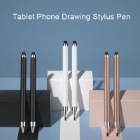 ปากกาสไตลัสแบบ2 In 1สองหัวความไวสูงเปลี่ยนหัวปากกาแท็บเล็ตอเนกประสงค์การวาดที่แม่นยำสมาร์ทโฟนปากกาสไตลัสออฟฟิศที่ทำงาน