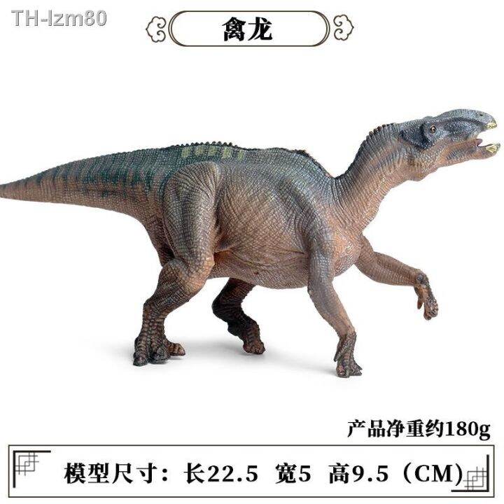 ของขวัญ-ของเล่นไดโนเสาร์-jurassic-จำลอง-solid-ไดโนเสาร์-iguanodon-tyrannosaurus-rex-static-สัตว์พลาสติกเครื่องประดับ