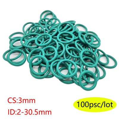 O-ring FKM Fluorine Rubber Ring ID2--30.5mm Corrosion-resistant High-temperature Resistant CS3mm Sealing Ring Cylinder Oil Seal Gas Stove Parts Access