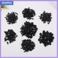 MUMU 50/100pcs ของใหม่ เครื่องมือ DIY ของเล่น จมูกสัตว์รูปไข่ อุปกรณ์ตุ๊กตา ชิ้นส่วนความปลอดภัย จมูกตุ๊กตา