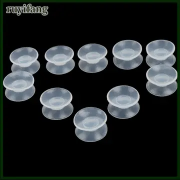 Clear 18/20/30mm Sucker Suction Cups Transparent plasitc Mushroom