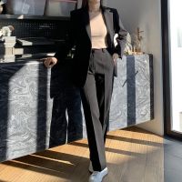 【Ready】? Spg and autumn coege students terview professnal fashn suit suit tempeent suit formal dress womens suit high-end work clot