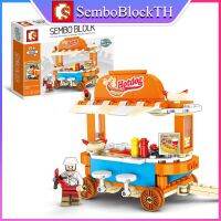 Sembo Block 601113 เลโก้รถเข็นร้านค้า พร้อมมินิฟิกเกอร์ 1ตัว จำนวน 146 ชิ้น