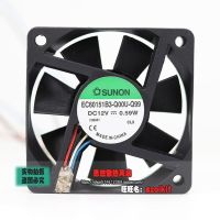 Original For Sunon 12V 0.59W silent fan 6015 60mm 60x60x15mm EC60151B3-Q00U-Q99 4-pin pwm axial fan