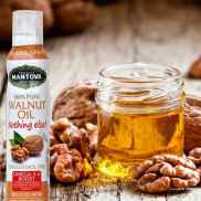 Chai xịt 147ml DẦU QUẢ ÓC CHÓ NGUYÊN CHẤT Italian MANTOVA Pure Walnut Oil