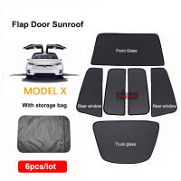 Skylight Blind Shading Net For Tesla Model X Front Glass Flap Door Roof Sunshade Car Sunroof Blind UV Protection Sun Shade