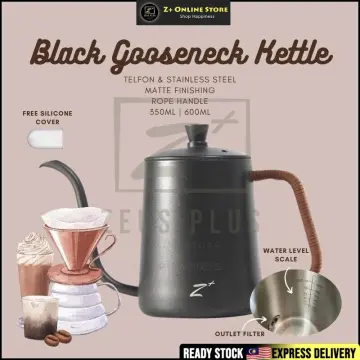 1.0L Electric Gooseneck Kettle, Black Sesame by Drew Barrymore - AliExpress