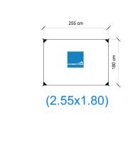 กราวชีท FOR 2.55x1.8 ผืนผ้า 8.5x6