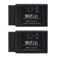 2X Elm327 V1.5 Obd2 Wifi Scanner for Multi-Brands Can-Bus Supports All Obd2 Protocol Works On Ios,Android,Symbian