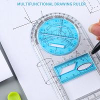 【CW】 Multifunctional Ruler Template Measuring School Office Supplies