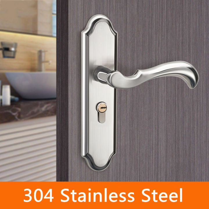 New Stainless Steel Door Door Handles For Interior Doors Front Back ...