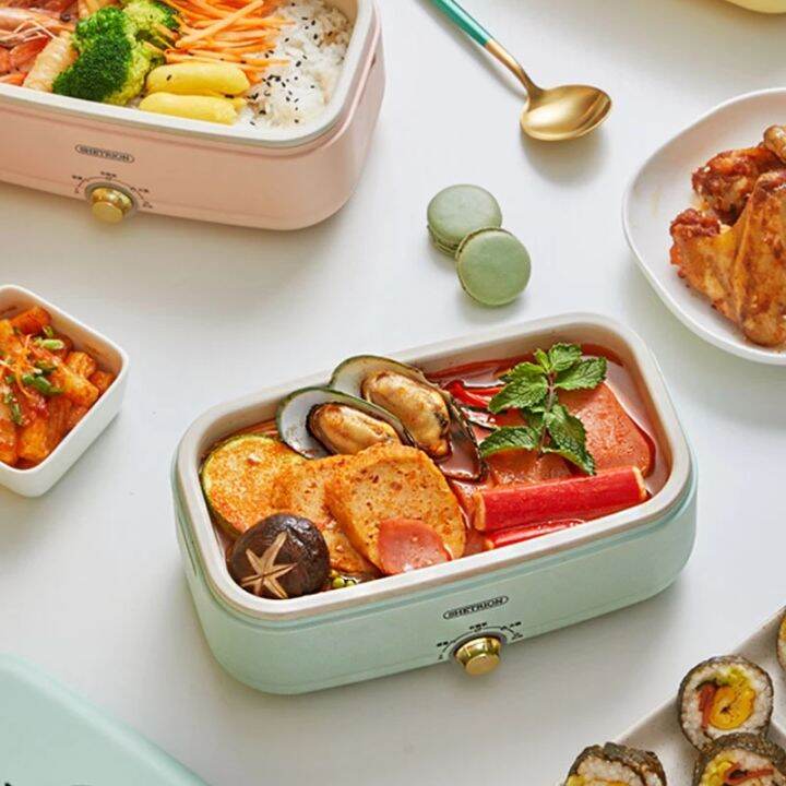 500W Electric Lunch Box Intelligent Rice Cooker Hot Pot Cooking Pot