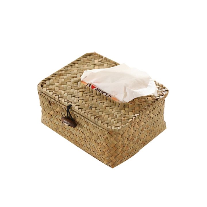 straw-tissue-box-home-restaurant-living-room-seagrass-creative-napkin-pumping-paper