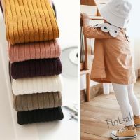 【hot sale】☫▧ D19 Girls Leggings Stretch Spring Autumn Children Striped Pants For Kids Elastic Waist Cotton Knitting Leggings Trousers New shelves