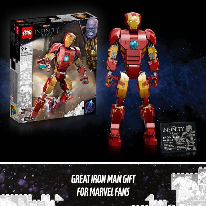 lego-marvel-76206-iron-man-figure-buildable-toy-381-pieces